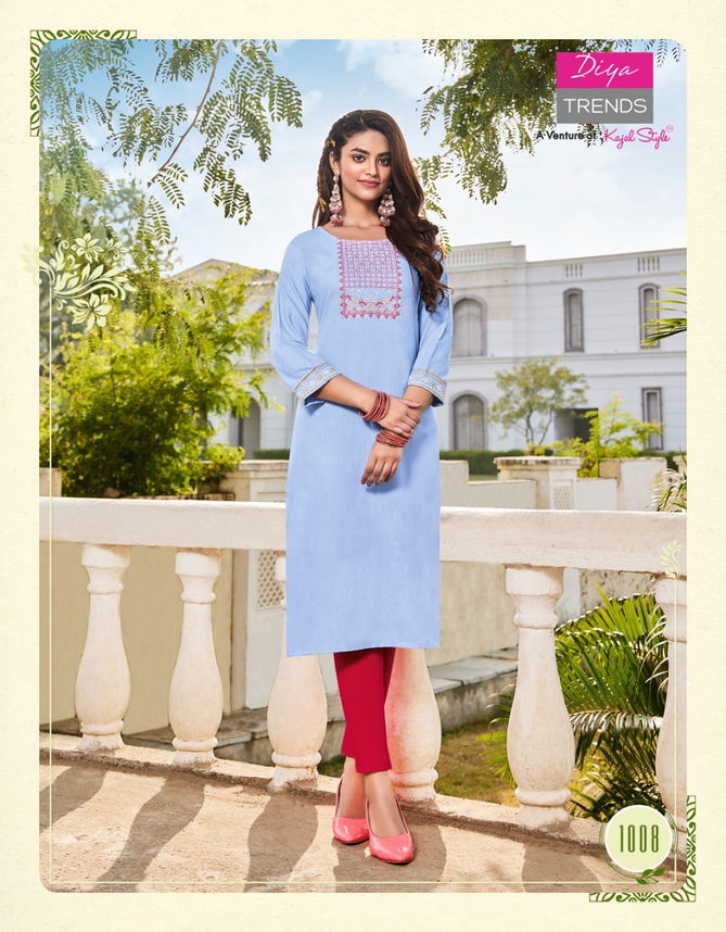 Diya Trendz Fashion Bird 1 Ethnic Wear Wholesale Designer Kurtis Catalog